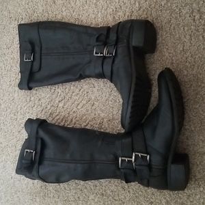 LAST CHANCE Intaglia Knee High Boots w/Wide Calves